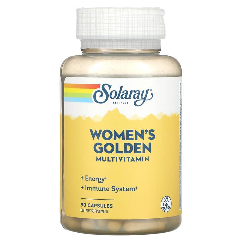 Solaray Women's Golden Multivitamin 90 Capsules 76280047929