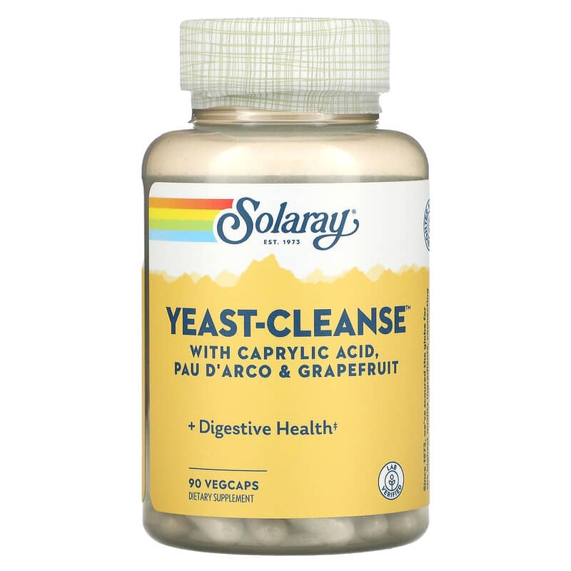 Solaray Yeast-Cleanse 90 VegCaps 76280081329