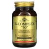 Solgar B-Complex "50" 100 Vegetable Capsules 33984011212