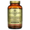 Solgar B-Complex "50" 250 Vegetable Capsules 33984011229