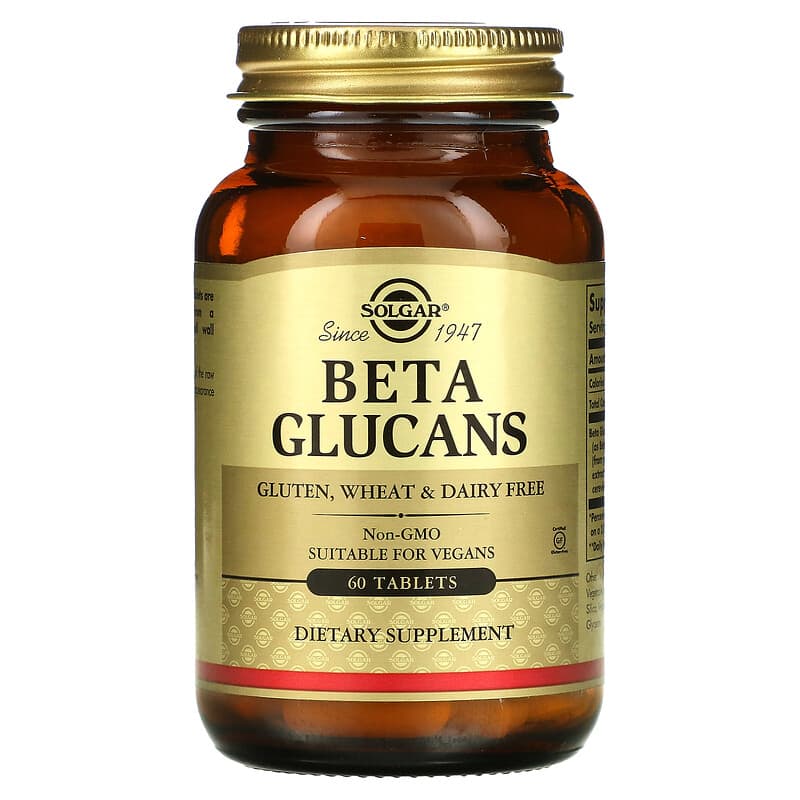 Solgar Beta Glucans 60 Tablets 33984002357