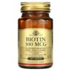 Solgar Biotin 300 mcg 100 Tablets 33984002807