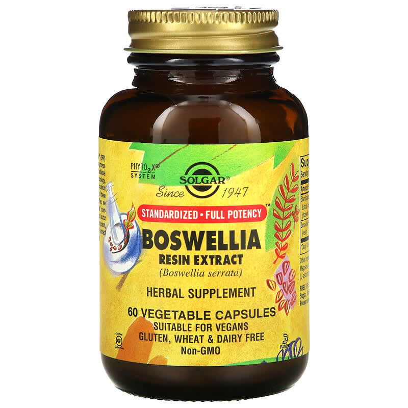 Solgar Boswellia Resin Extract 60 Vegetable Capsules 33984041141