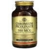 Solgar Chromium Picolinate 500 mcg 120 Vegetable Capsules 33984008724