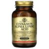 Solgar Cinnamon Alpha Lipoic Acid 60 Tablets 33984008786