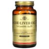 Solgar Cod Liver Oil Vitamins A & D 250 Softgels 33984009417
