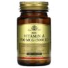 Solgar Dry Vitamin A 1,500 mcg (5,000 IU) 100 Tablets 33984028203
