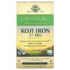 Solgar EarthSource Food Fermented Koji Iron 27 mg 60 Vegetable Capsules 33984005358