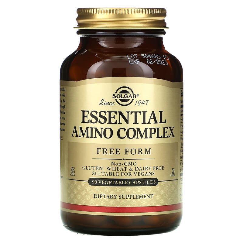 Solgar Essential Amino Complex 90 Vegetable Capsules 33984001022