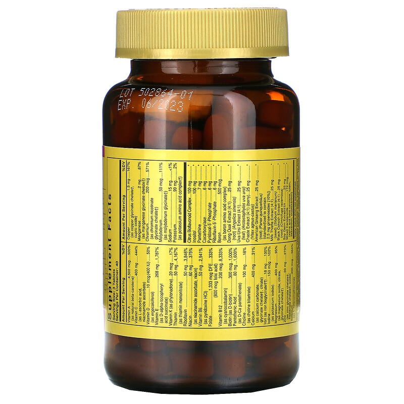 Solgar, Female Multiple, 120 Tablets 33984591998