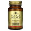 Solgar Folate 1,000 mcg 60 Tablets 33984535954