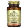 Solgar Folate 400 mcg 250 Tablets 33984010819