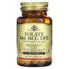 Solgar Folate 666 mcg DFE 100 Tablets 33984019416