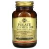 Solgar Folate 800 mcg 250 Vegetable Capsules 33984010925