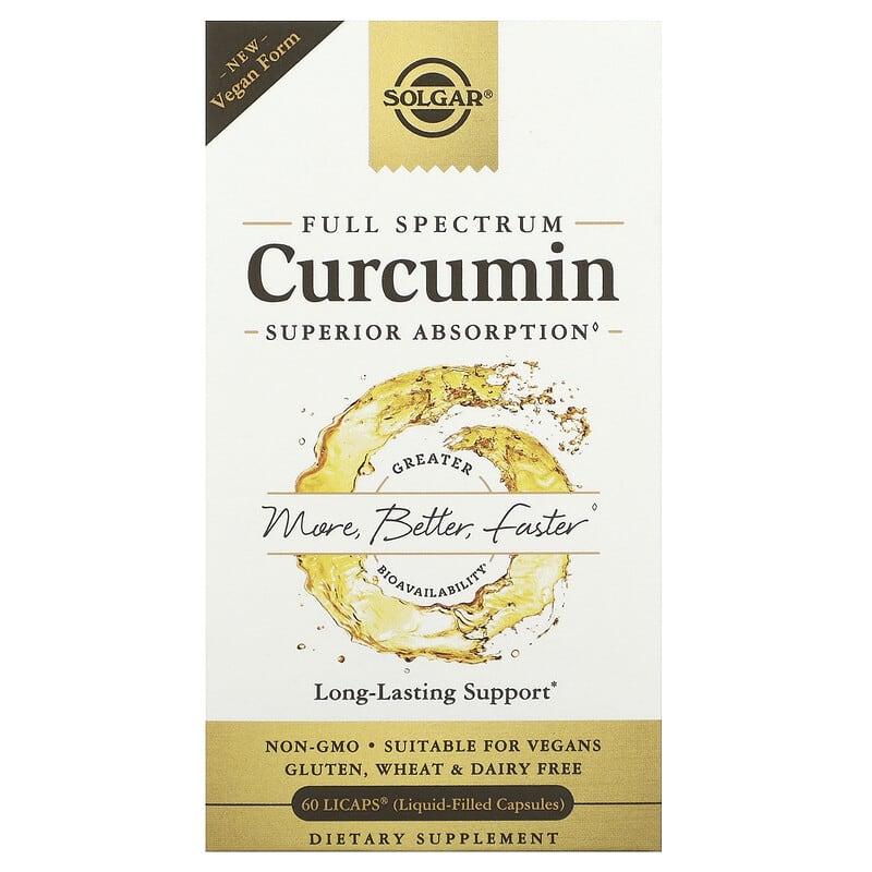 Solgar Full Spectrum Curcumin 60 Licaps 33984547070