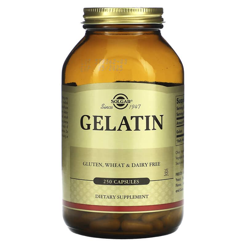 Solgar Gelatin 250 Capsules 33984012417