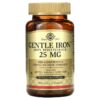 Solgar Gentle Iron 25 mg 180 Vegetable Capsules 33984012509