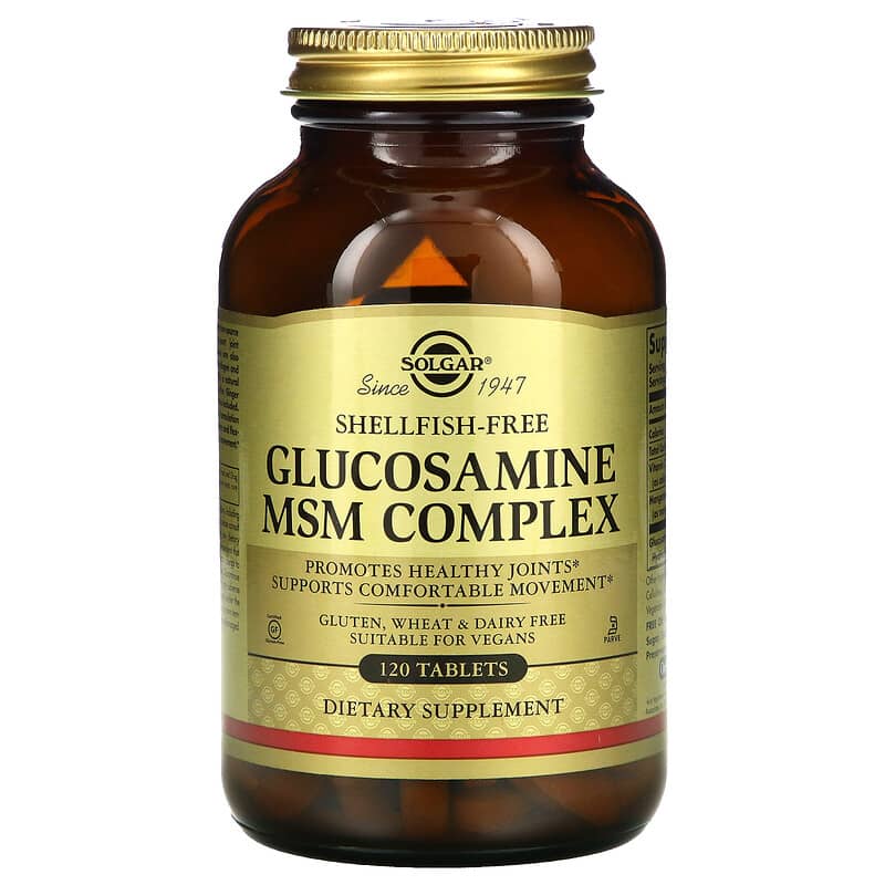 Solgar Glucosamine MSM Complex 120 Tablets 33984013155