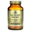 Solgar Glycine 500 mg 100 Vegetable Capsules 33984013704