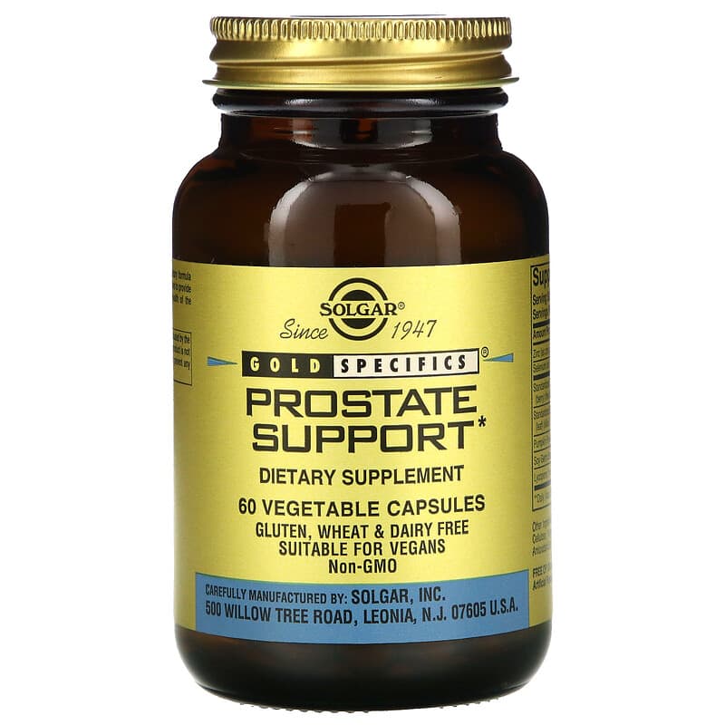 Solgar Gold Specifics Prostate Support 60 Vegetable Capsules 33984022959