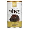 Solgar Grass Fed Whey To Go Whey Protein Powder Chocolate 13.2 oz (377 g) 33984036727