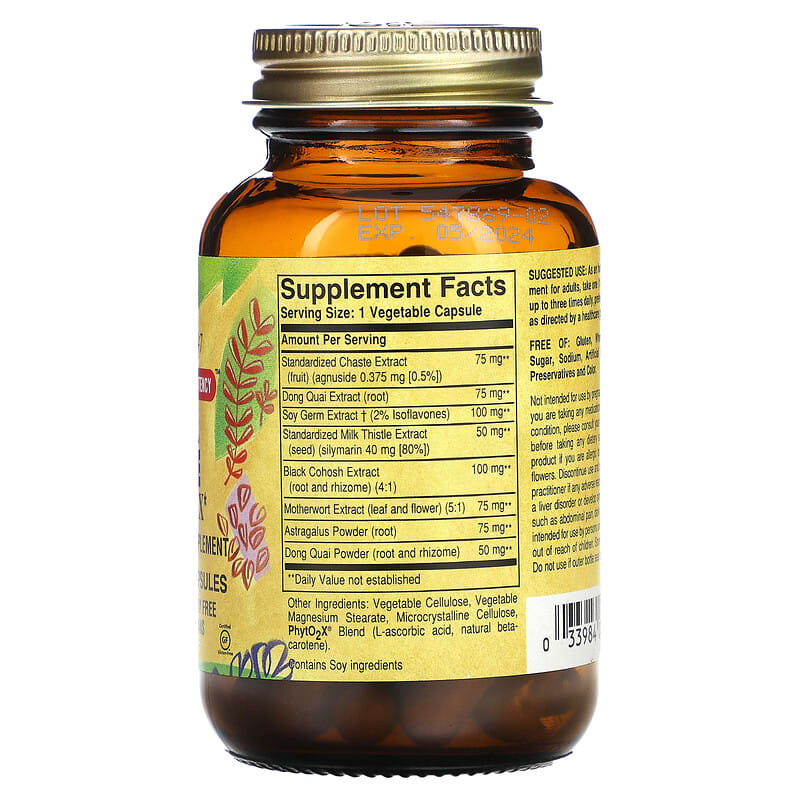 Solgar, Herbal Female Complex, 50 Vegetable Capsules 33984041639