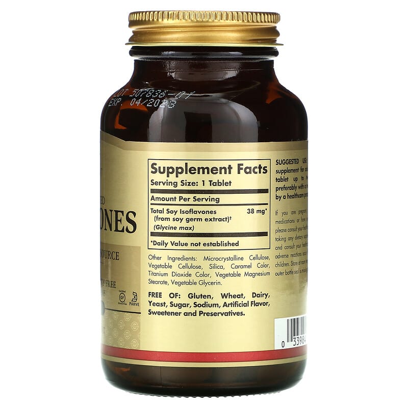 Solgar, Isoflavones, Super Concentrated , 120 Tablets 33984014596