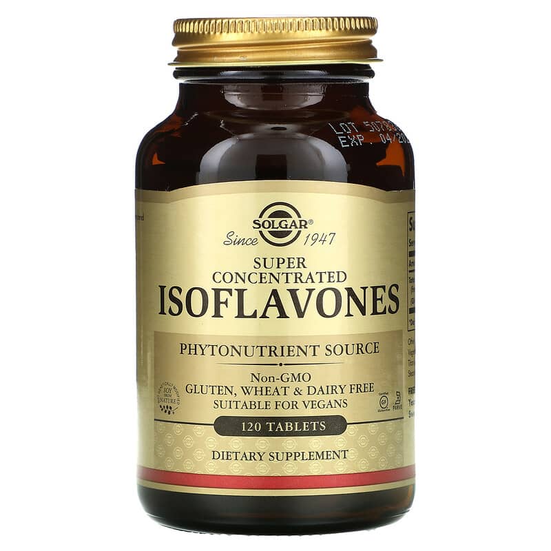 Solgar Isoflavones Super Concentrated  120 Tablets 33984014596