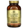 Solgar L-Lysine Free Form 1,000 mg 100 Tablets 33984017016