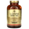 Solgar L-Lysine Free Form 1,000 mg 250 Tablets 33984017023