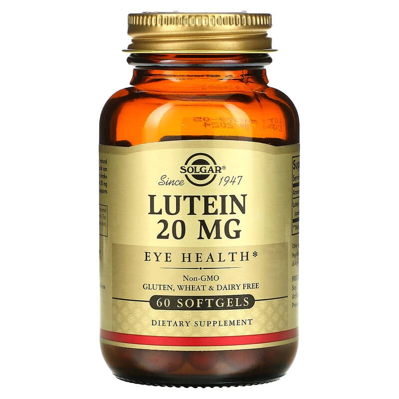 Solgar Lutein 20 mg 60 Softgels 33984016750