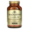 Solgar Magnesium with Vitamin B6 250 Tablets 33984017214
