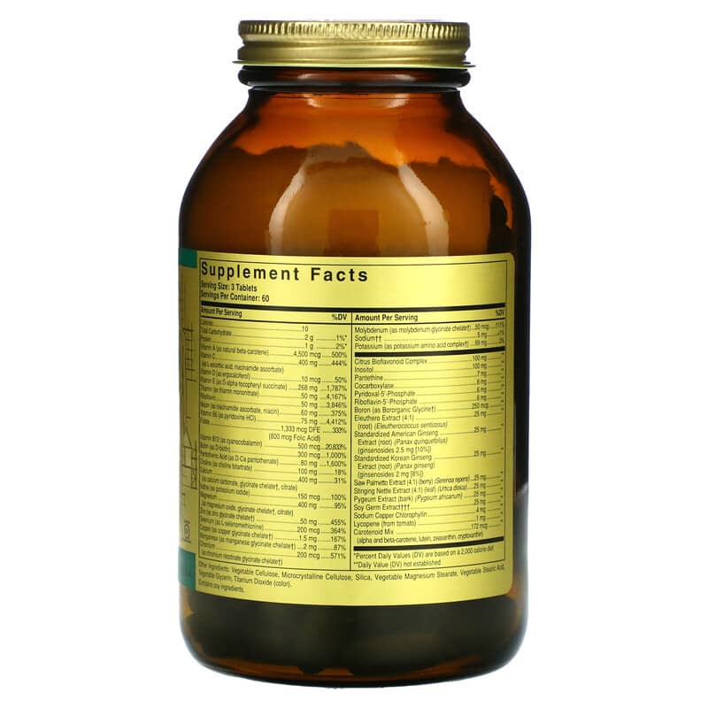 Solgar, Male Multiple, 180 Tablets 33984017146