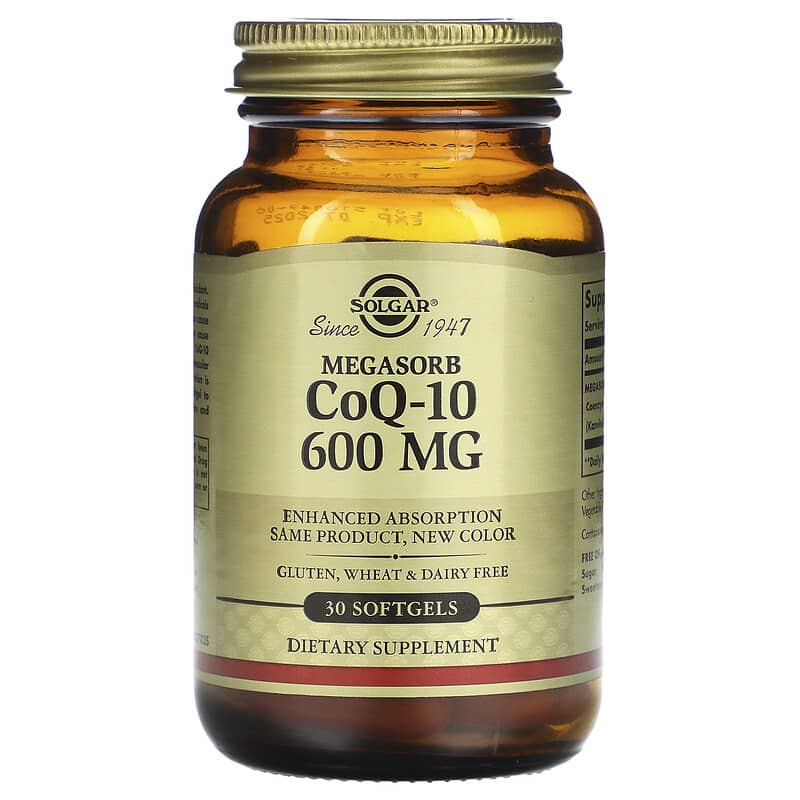 Solgar Megasorb CoQ-10 600 mg 30 Softgels 33984009707