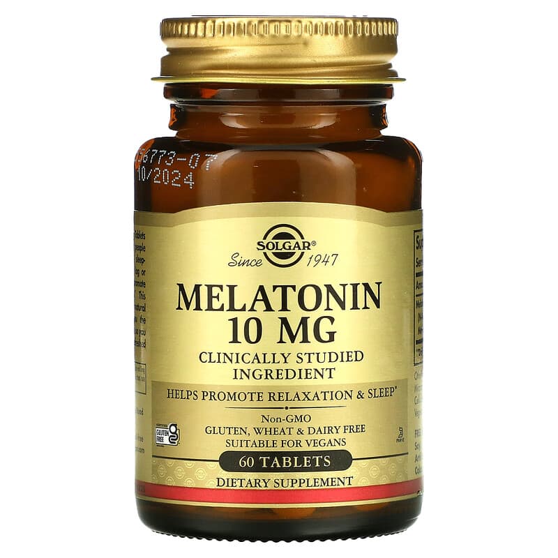 Solgar Melatonin 10 mg 60 Tablets 33984019560