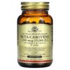 Solgar Naturally Sourced Oceanic Beta-Carotene 7,500 mcg (25,000 IU) 90 Softgels 33984020313