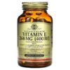 Solgar Naturally Sourced Vitamin E 268 mg (400 IU) 100 Vegan Softgels 33984035478