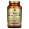 Solgar Naturally Sourced Vitamin E 670 mg (1,000 IU) 100 Vegetarian Softgels 33984035669