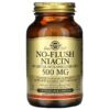 Solgar No-Flush Niacin 500 mg 100 Vegetable Capsules 33984019119