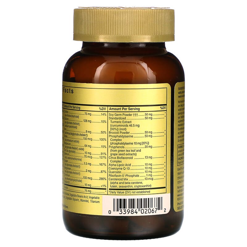 Solgar, Omnium, Phytonutrient Complex Multiple Vitamin and Mineral Formula, 90 Tablets 33984020672