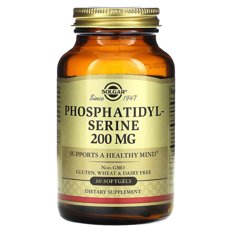 Solgar Phosphatidylserine 200 mg 60 Softgels 33984022089