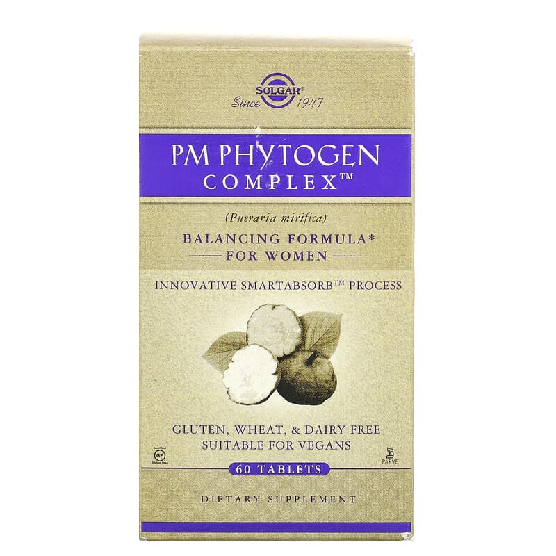 Solgar PM PhytoGen Complex 60 Tablets 33984023130