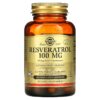 Solgar Resveratrol 100 mg 60 Vegetable Capsules 33984023352