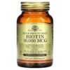 Solgar Super High Potency Biotin 10,000 mcg 120 Vegetable Capsules 33984523920