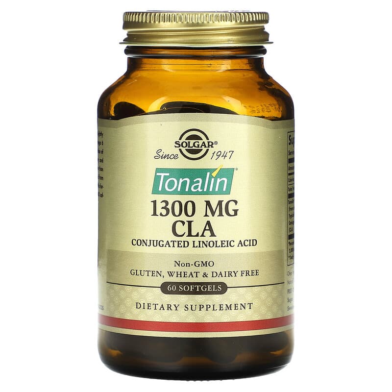 Solgar Tonalin CLA 1,300 mg 60 Softgels 33984027145