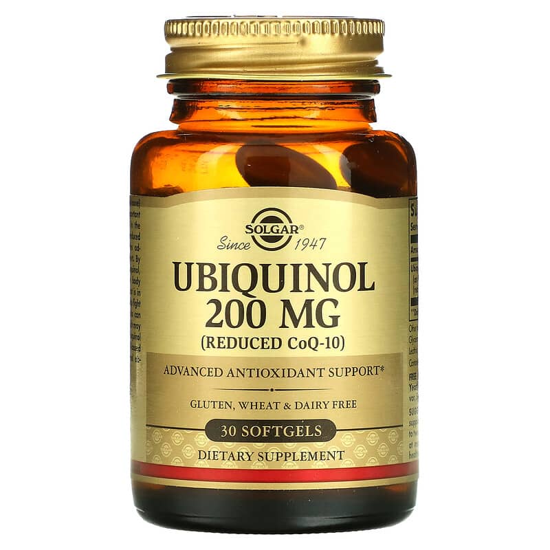 Solgar Ubiquinol (Reduced CoQ10) 200 mg 30 Softgels 33984026421
