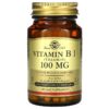 Solgar Vitamin B1 100 mg 100 Vegetable Capsules 33984029507