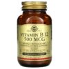 Solgar Vitamin B12 500 mcg 250 Vegetable Capsules 33984032118