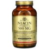 Solgar Vitamin B3 (Niacin) 500 mg 250 Vegetable Capsules 33984018525