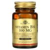 Solgar Vitamin B6 100 mg 100 Tablets 33984031203
